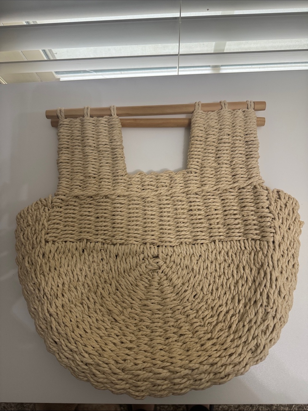 Target Natural Woven Straw Tote Bag